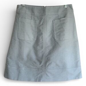 Boden Brushed Cotton A Line Short Skirt Light Blue SZ 6